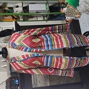 Women's Multi Color Long Cardigan jacket open front long sleeve MISSLOOK sz S